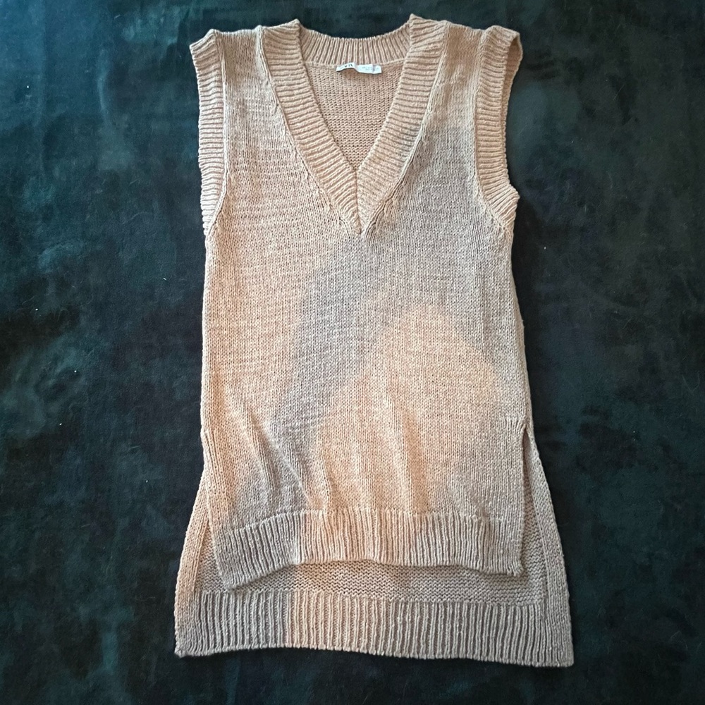 zara sweater vest